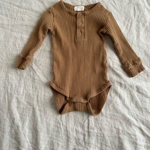 The Simple Folk ribbed onesie